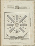 Title: Plan of the new gaol for Sydney | Date: 1835-1836 | Technique: lithograph, printed in black ink, from one stone