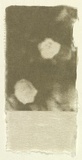 Title: b'Absence [third etching]' | Date: 2000-2004 | Technique: b'photo-etching, printed in graphite and gold powder, from one plate'