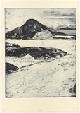 Artist: b'SCHMEISSER, Jorg' | Title: b'Mawson Station' | Date: 2001 | Technique: b'etching, printed in blue ink, from one plate' | Copyright: b'\xc2\xa9 J\xc3\xb6rg Schmeisser'