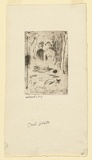 Artist: b'Brodzky, Horace.' | Title: b'Self-portrait.' | Date: 1921 | Technique: b'drypoint, printed in brown ink, from one plate'