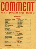Artist: b'Crozier, Cecily.' | Title: b'A Comment - no.14, January 1943.' | Date: 1942