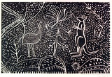 Artist: b'Bird, Hilda.' | Title: b'not titled [No.19]' | Date: 1990 | Technique: b'woodcut, printed in black ink, from one block' | Copyright: b'\xc2\xa9 Vivienne Binns'