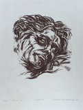 Artist: b'Kondratowicz, Konrad.' | Title: b'Sleeping' | Date: 1984 | Technique: b'etching, printed in black ink, from one plate'