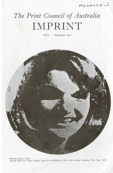 Artist: b'PRINT COUNCIL OF AUSTRALIA' | Title: b'Periodical | Imprint. Melbourne: Print Council of Australia, vol. 06, no. 2,  1971' | Date: 1971