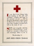Artist: b'UNKNOWN' | Title: b'Join the Red Cross today.' | Date: 1944 | Technique: b'photo-lithograph, printed in colour, from multiple plates'
