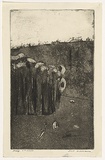 Artist: WILLIAMS, Fred | Title: Saplings | Date: 1962 | Technique: aquatint, drypoint and engraving, printed in black ink, from one copper plate | Copyright: © Fred Williams Estate