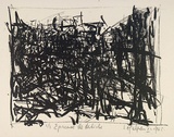 Artist: b'Halpern, Stacha.' | Title: b'not titled [Paris scene]' | Date: 1965, November | Technique: b'lithograph, printed in black ink, from one stone [or plate]'