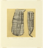 Artist: b'Miwulku, Kate.' | Title: b'Waram\xc3\xa9la [Fish traps II]' | Date: 2002 | Technique: b'drypoint'