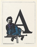 Title: b'Sabate' | Date: 1976 | Technique: b'screenprint, printed in colour, from two stencils'