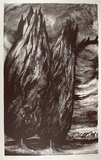 Artist: b'Johnstone, Ruth.' | Title: b'Somewhere else' | Date: 1986 | Technique: b'lithograph, printed in black ink, from one stone'