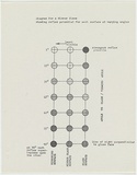 Artist: b'Burn, Ian.' | Title: b'Diagram for a mirror piece / showing reflex potential...' | Date: 1967 | Technique: b'photocopy sheet'