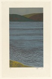 Artist: b'EWINS, Rod' | Title: b'View of Droughty Pt from Sandy Bay.' | Date: 1969 | Technique: b'screenprint, etching and router-cut woodcut'