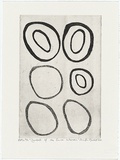 Artist: Mullett, Jennifer. | Title: Symbol of a Gunai woman | Date: 2000, June | Technique: etching, printed in black ink, from one plate