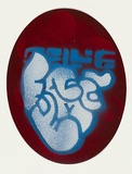 Title: BYRD sticker | Date: 2009 | Technique: stencil, printed in colour aerosol paint, from multiple stencils