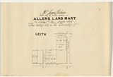 Artist: b'UNKNOWN' | Title: b'Auction plan for lots in the township of Leith' | Date: 1857 | Technique: b'lithograph, printed in black ink, from one stone [or plate]'