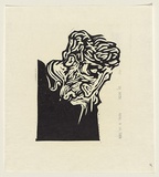 Title: Head of a youth | Date: 1967 | Technique: woodcut, printed in black ink, from one masonite block