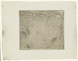 Artist: BOYD, Arthur | Title: not titled  [Nude and serpent with ferns]. | Date: 1960-70 | Technique: etching, printed in black ink, from one plate | Copyright: Reproduced with permission of Bundanon Trust