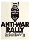 Artist: b'UNKNOWN' | Title: b'Anti-war rally.' | Date: c.1970 | Technique: b'photo-lithograph, printed in colour, from multiple plates'