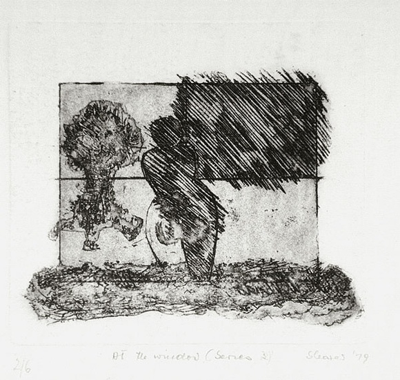 Artist: b'SHEARER, Mitzi' | Title: b'At the window (series 3)' | Date: 1979