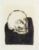 Artist: MADDOCK, Bea | Title: Death | Date: 1964 | Technique: monotype, printed in oil paint, from one glass plate