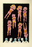 Artist: b'HANRAHAN, Barbara' | Title: b'Men and women' | Date: 1977 | Technique: b'screenprint, printed in colour, from eight stencils'