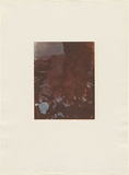 Artist: MADDOCK, Bea | Title: Blue orange IV | Date: 1976 | Technique: photo-etching, aquatint, etching and aquatint, printed in colour, from six plates