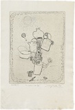 Artist: WALKER, Murray | Title: An outdoor still life. | Date: 1966 | Technique: etching, printed in black ink, from one plate