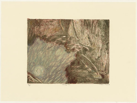 Artist: b'Robinson, William.' | Title: b'Cloudy sun' | Date: 1992 | Technique: b'lithograph, printed in colour, from multiple plates'