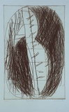 Artist: Lincoln, Kevin. | Title: Guitar 3 | Date: 1986 | Technique: drypoint, printed in black ink, from one plate