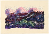 Artist: b'Bussey, Marjorie.' | Title: b'Pink hills.' | Date: 1990 | Technique: b'screenprint, printed in colour, from twenty-three stencils'