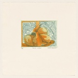 Artist: b'Blackman, Charles.' | Title: b'Avocado garden.' | Date: (1977) | Technique: b'etching and aquatint, printed in colour, from multiple plates'