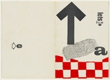 Artist: REINHARD, Ken | Title: Greeting card | Date: c.1968 | Technique: linocut, photograph