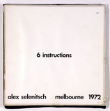 Artist: SELENITSCH, Alex | Title: 6 Instructions. | Date: 1972 | Technique: screenprint, printed in black ink, from one screen