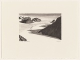 Artist: b'Elliott, Fred W.' | Title: b'Masson Range' | Date: 1997, February | Technique: b'photo-lithograph, printed in black ink, from one stone' | Copyright: b'By courtesy of the artist'