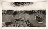 Artist: Gleeson, William. | Title: Valley with cloud shadows | Date: 1966 | Technique: etching, printed in black ink, from one plate | Copyright: This work appears on screen courtesy of the artist