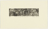 Artist: b'Robinson, William.' | Title: b'Creation landscape - The ancient trees' | Date: 1999 | Technique: b'etching, printed in black ink, from one copper plate'