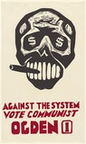 Artist: Counihan, Noel. | Title: Election poster. | Date: 1972 | Technique: linocut, printed in colour, from two blocks