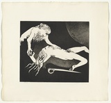Artist: BOYD, Arthur | Title: 'Just as Menalaus, they say...'. | Date: (1970) | Technique: etching and aquatint, printed in black ink, from one plate | Copyright: Reproduced with permission of Bundanon Trust