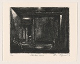 Artist: AMOR, Rick | Title: Anteroom | Date: 1999 | Technique: lithograph, printed in black ink, from one plate