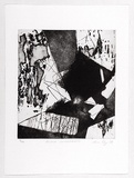Artist: Bailey, Kenneth W. | Title: Black diamonds. | Date: 1988 | Technique: etching, printed in black ink, from one plate