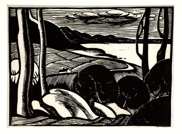 Artist: b'Perry, Adelaide.' | Title: b'South Coast' | Date: 1930 | Technique: b'linocut, printed in black ink, from one block' | Copyright: b'\xc2\xa9 Adelaide Perry'