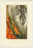 Title: b'Facing turmoil' | Date: 1992 | Technique: b'etching, printed in colour, from two plates'