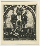 Title: b'Panel for the seven days of creation 5' | Date: c.1965 | Technique: b'etching and aquatint, printed in black ink, from one plate'