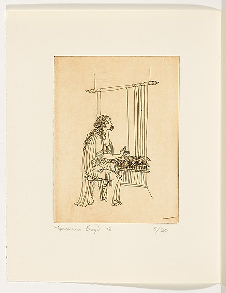 Artist: b'Boyd, Hermia.' | Title: b'Love-sickness.' | Date: 1978 | Technique: b'etching'