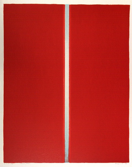 Artist: Maguire, Tim. | Title: Cinque rossi | Date: 1990 | Technique: lithograph, printed in colour, from seven stones | Copyright: © Tim Maguire