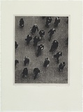Artist: MADDOCK, Bea | Title: Square | Date: 1972 | Technique: photo-etching and line-etching, printed in black ink, from one zinc plate