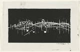 Artist: Grey-Smith, Guy | Title: Towards Wiluna | Date: 1975 | Technique: woodcut, printed in black ink, from one block