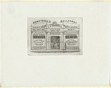 Artist: UNKNOWN | Title: Trade card: C.C. Shoppee, Auctioneer Ballarat. | Date: c.1860 | Technique: line-engraving, printed in black ink, from one copper plate