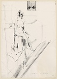 Artist: b'Dawson, Janet.' | Title: b'Cigarette girl' | Date: 1964 | Technique: b'lithograph, printed in colour, from multiple stones [or plates]'