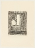 Title: Vase and fruit 3 | Date: 1980 | Technique: drypoint, printed in black ink, from one perspex plate